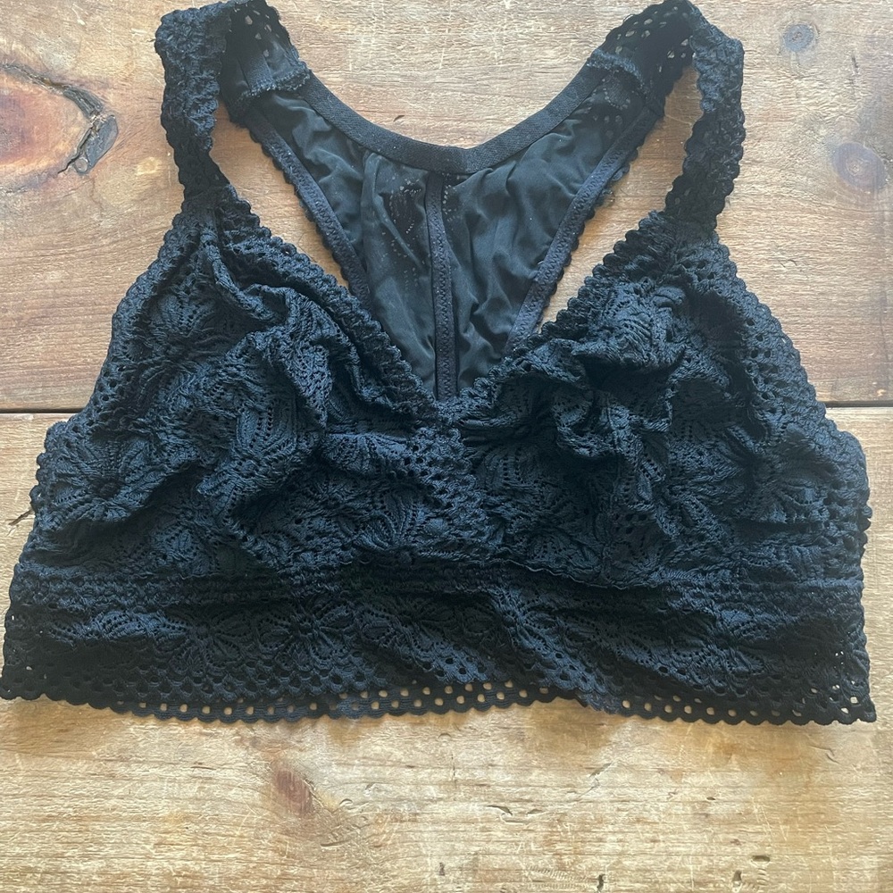 Aerie Black Lace Bralette